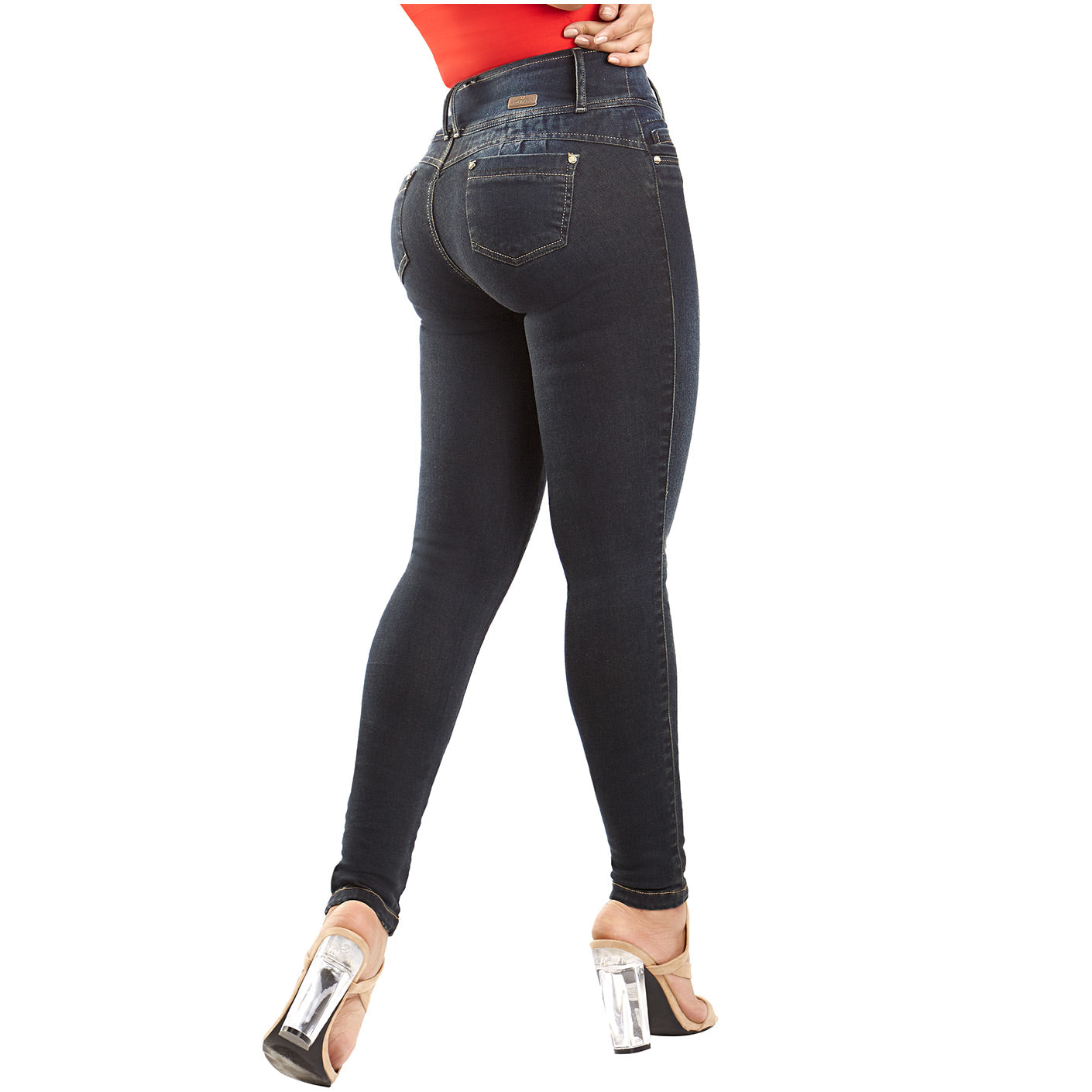 LT.Rose CS3B04 - Colombian Mid-Rise Butt Lifting Skinny Jeans