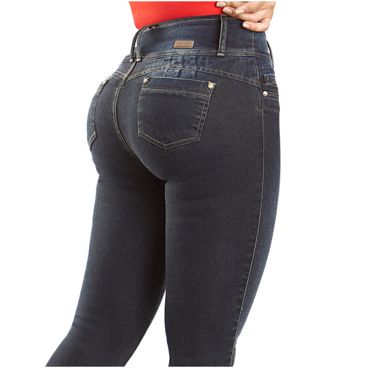 LT.Rose CS3B04 - Colombian Mid-Rise Butt Lifting Skinny Jeans