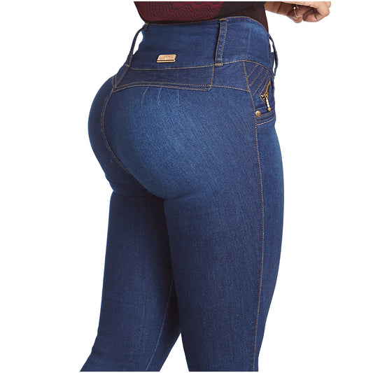 LT.Rose IS3004 - Butt Lifting Wide Waistband Skinny Jeans