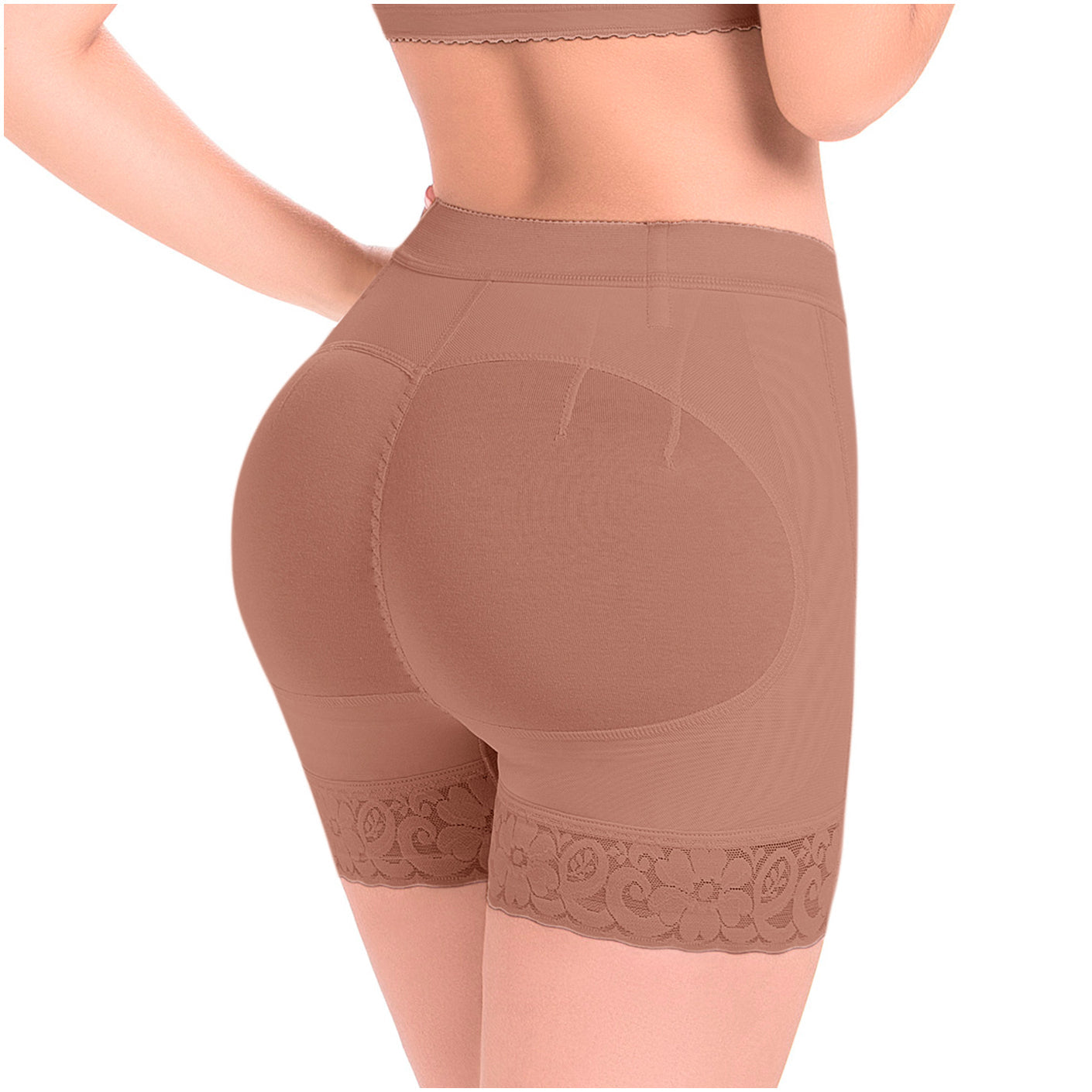 Fajas MariaE FU101 - High-Waisted Tummy Control Shorts for Women
