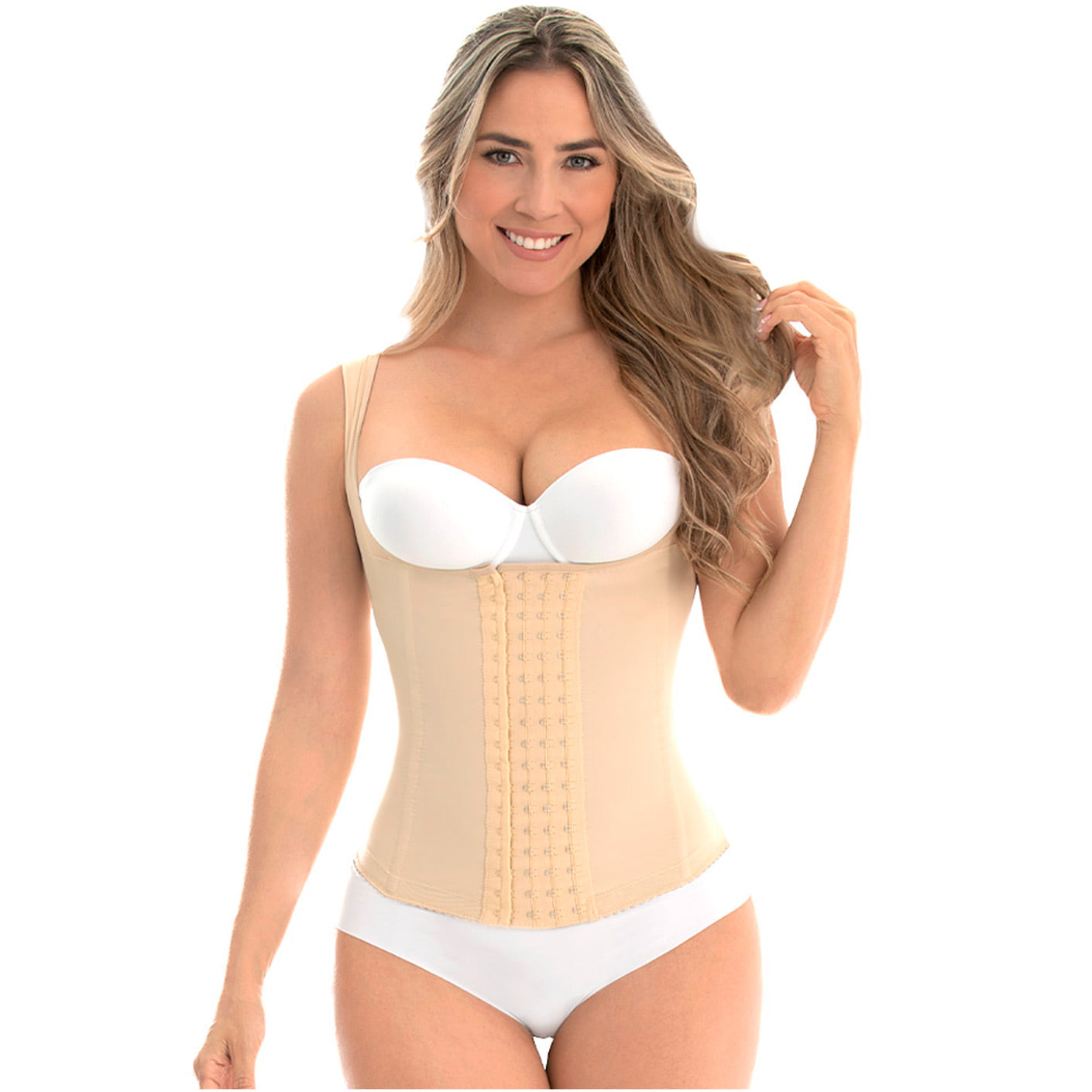 Fajas MYD C-4055 - Women's Tummy Control Shapewear Vest Girdle