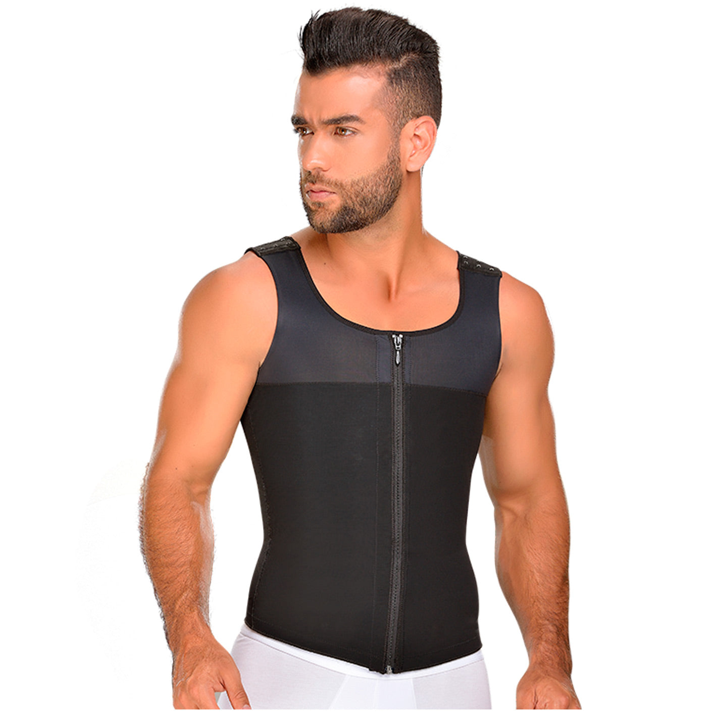 Fajas MYD 0760 - Men's Compression Shaper Shirts