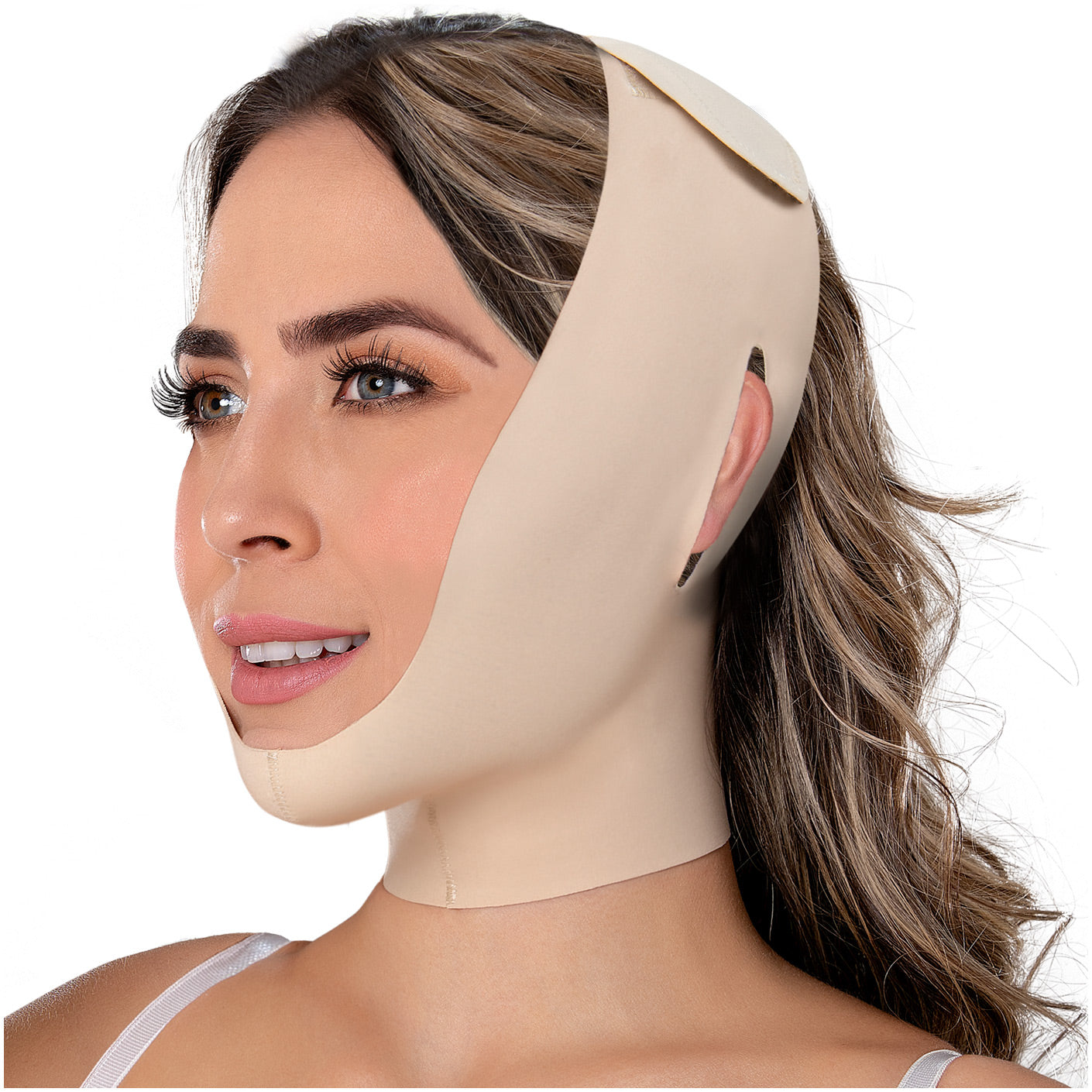 Fajas MYD 0810 - Women's Post Surgical Chin Compression Strap