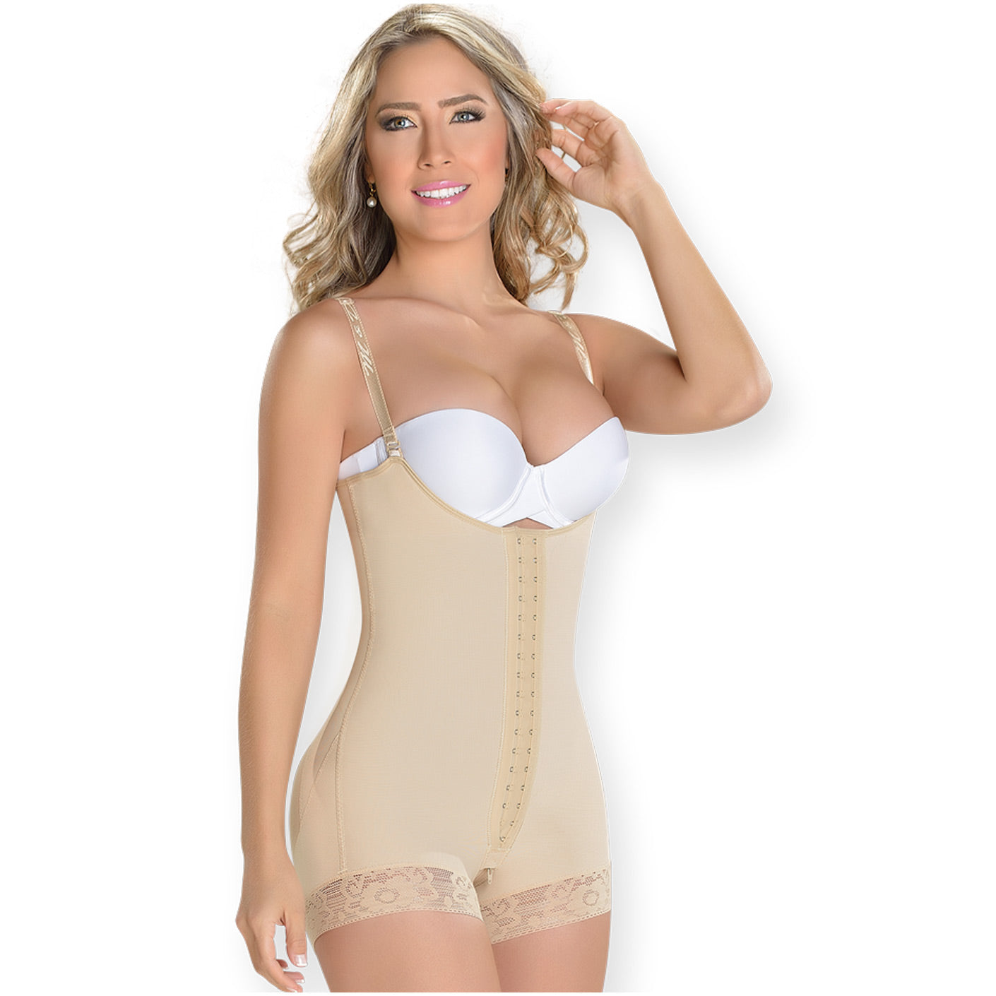 Fajas MYD 0047 - Women's Strapless Extra Short Length Body Shaper