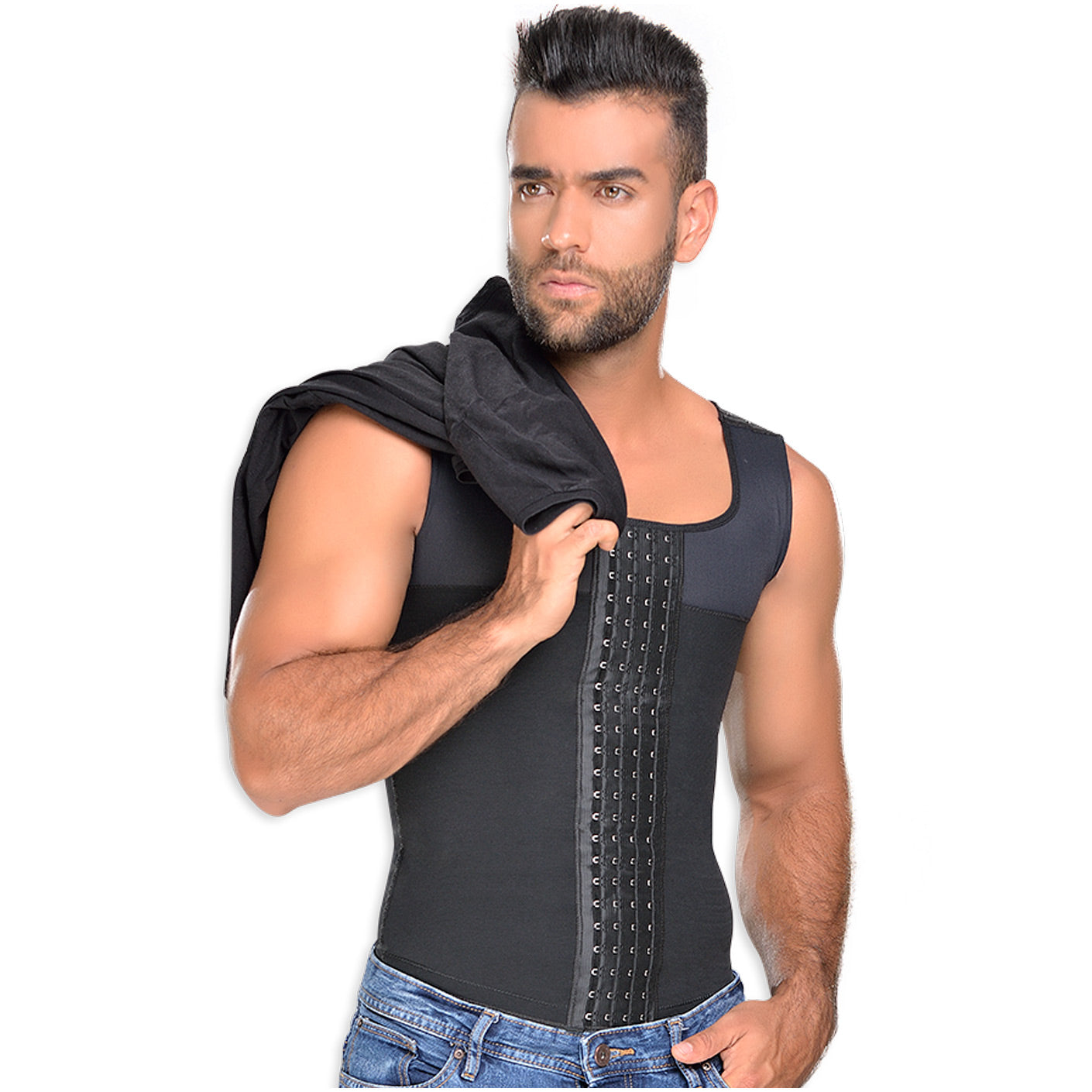 Fajas MYD 0060 - Men's Compression Vest Shirt Body Shaper