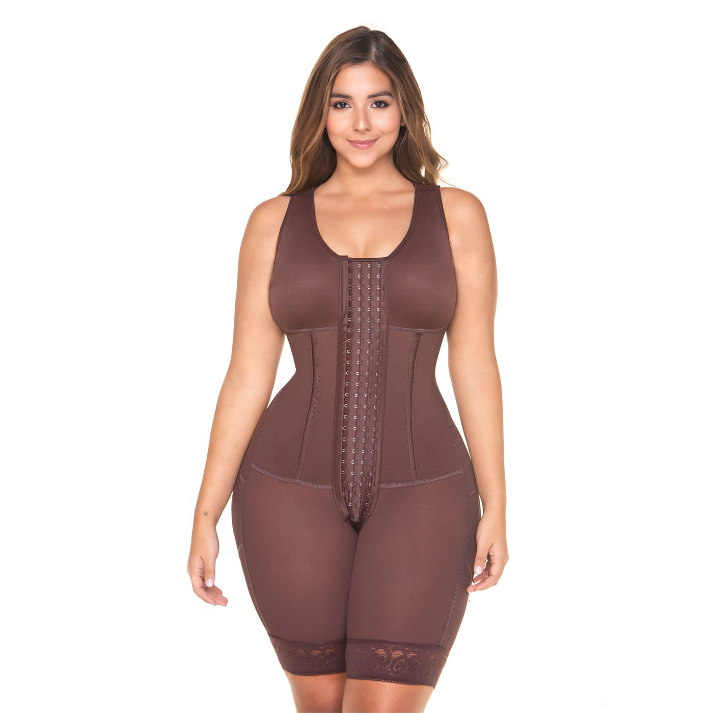 Fajas MariaE RA001 - Women's Fajas Colombianas Mid Thigh Daily Use Bodysuit