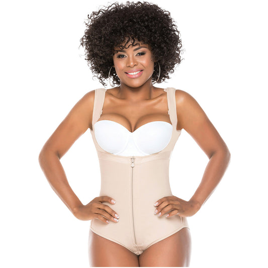 Fajas Salome 0419 - Women's Butt Lifter Hiphugger Mid Thigh Body Shaper