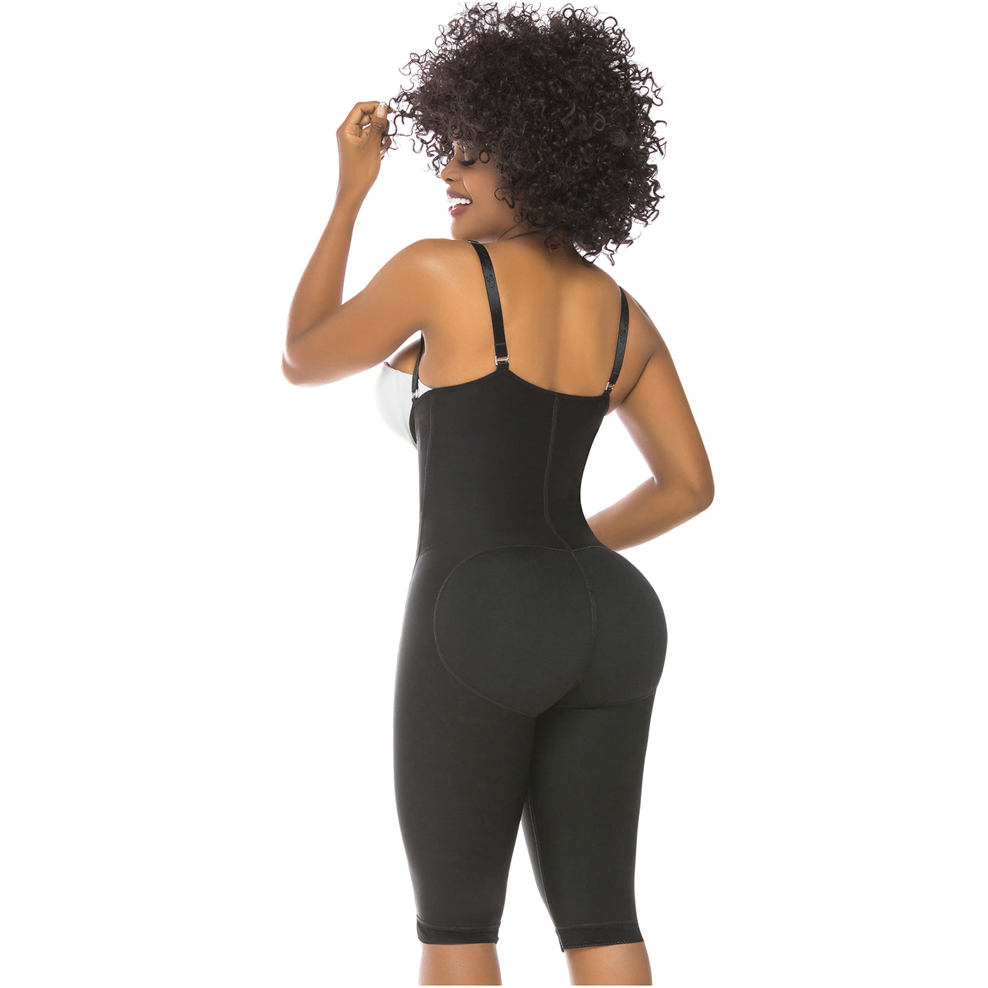 Fajas Salome 0515 - Women's Open-Bust Postpartum Bodysuit