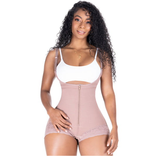 SONRYSE 020ZL - Post Surgery & Postpartum Faja Open Bust Panty Shapewear Bodysuit