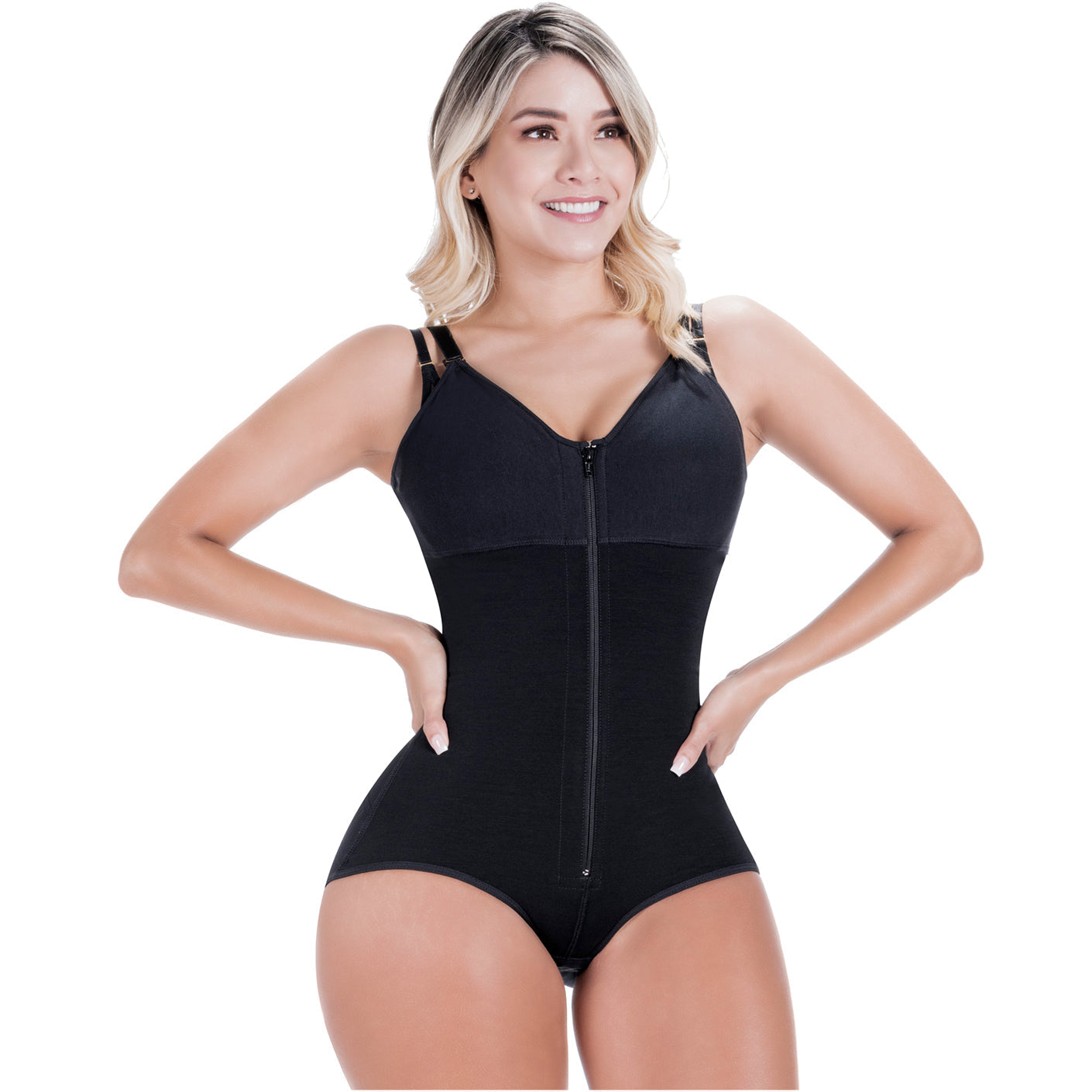 SONRYSE 022ZL - Women's Postpartum Faja after Tummy Tuck Post Surgery Open Bust Panty Shapewear Bodysuit