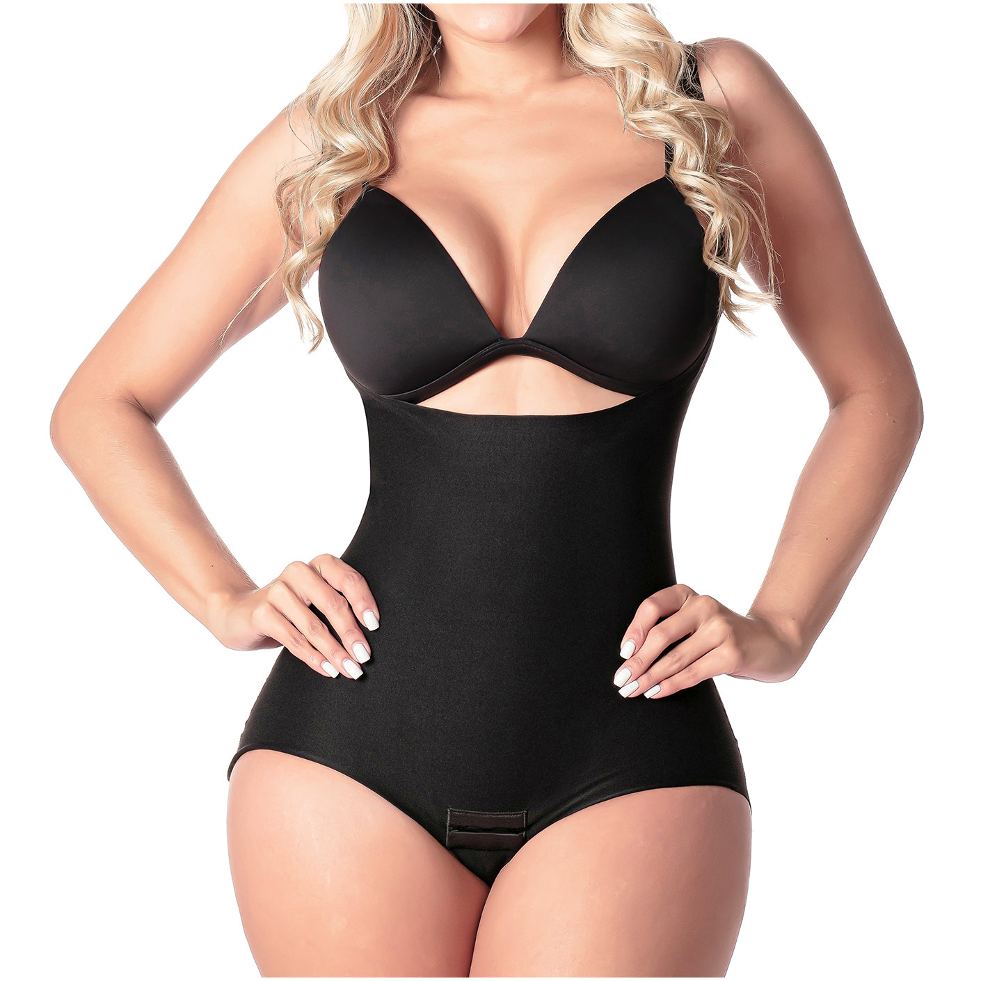 Sonryse SP23NC - Women's Open Bust Daily Use Bodysuit Tummy Control