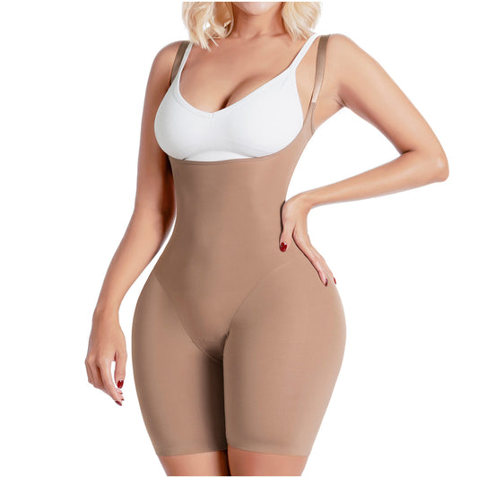 Sonryse SP81NC - Women's Knee Length Shapewear Bodysuit