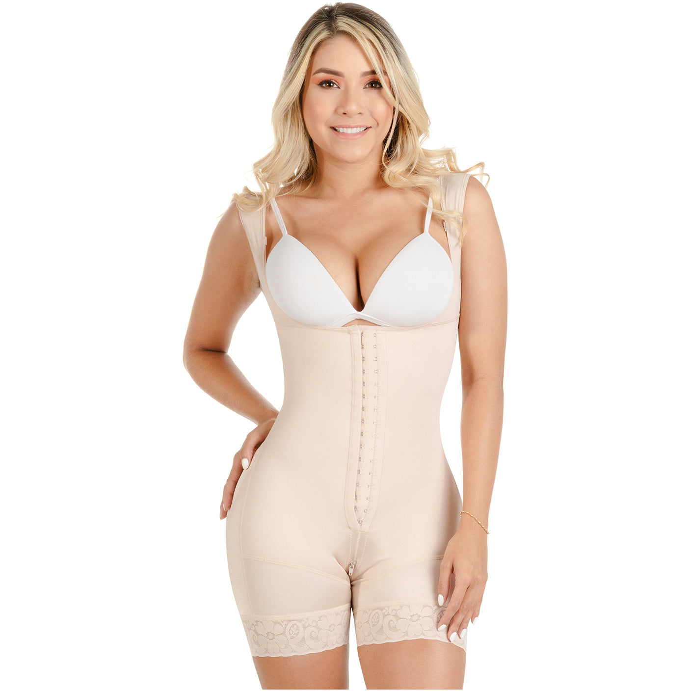 Fajas SONRYSE TR211 - Women's Colombian Shapewear Open Bust Bodysuit