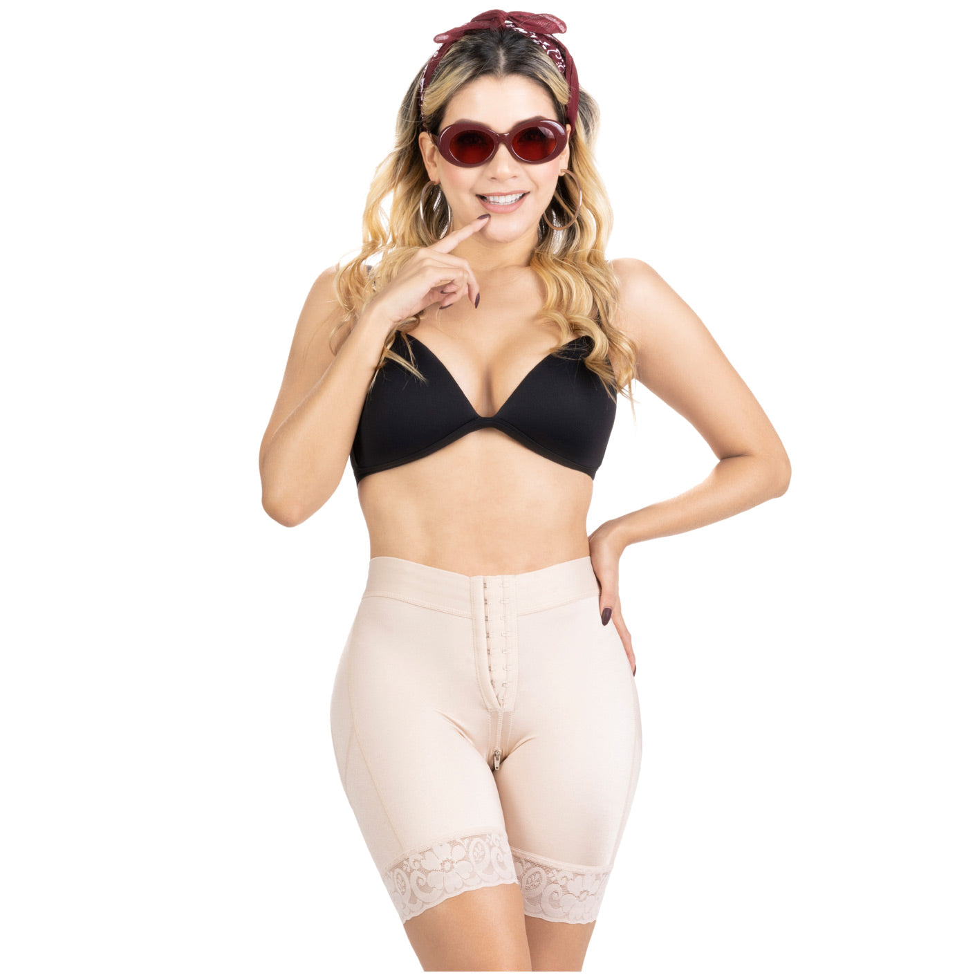 SONRYSE TR71BF - Women's High Waisted Colombian Shaper Shorts