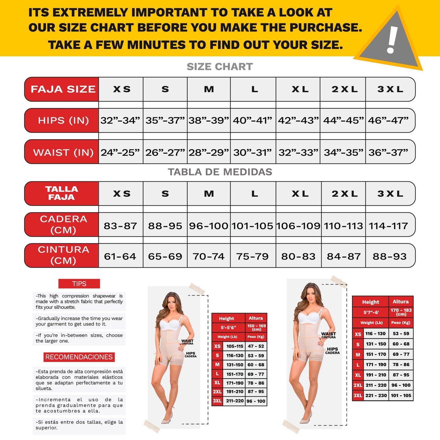 Fajas MariaE FU107 - Women's Strapless Shapewear for Daily Use