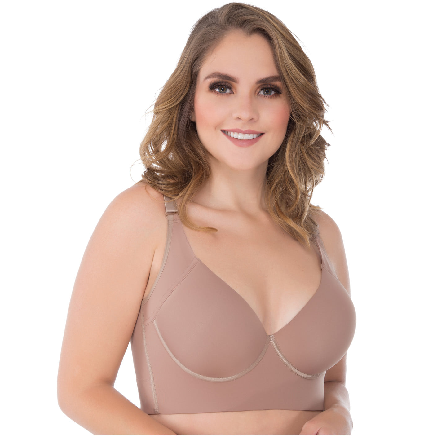 UpLady 8532 - Extra Firm High Compression Full Cup Push Up Bra