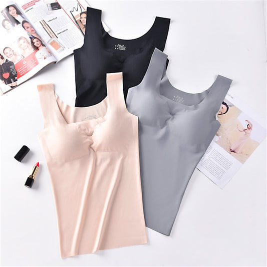 Wireless Push Up Seamless Padded Vest Crop Top