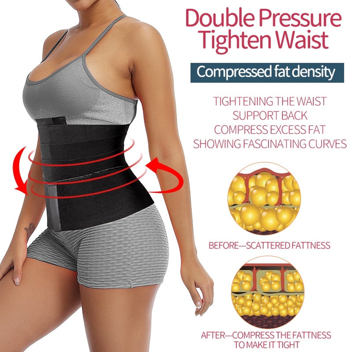 Bandage Wrap Modeling Strap Slimming Waist Trainer